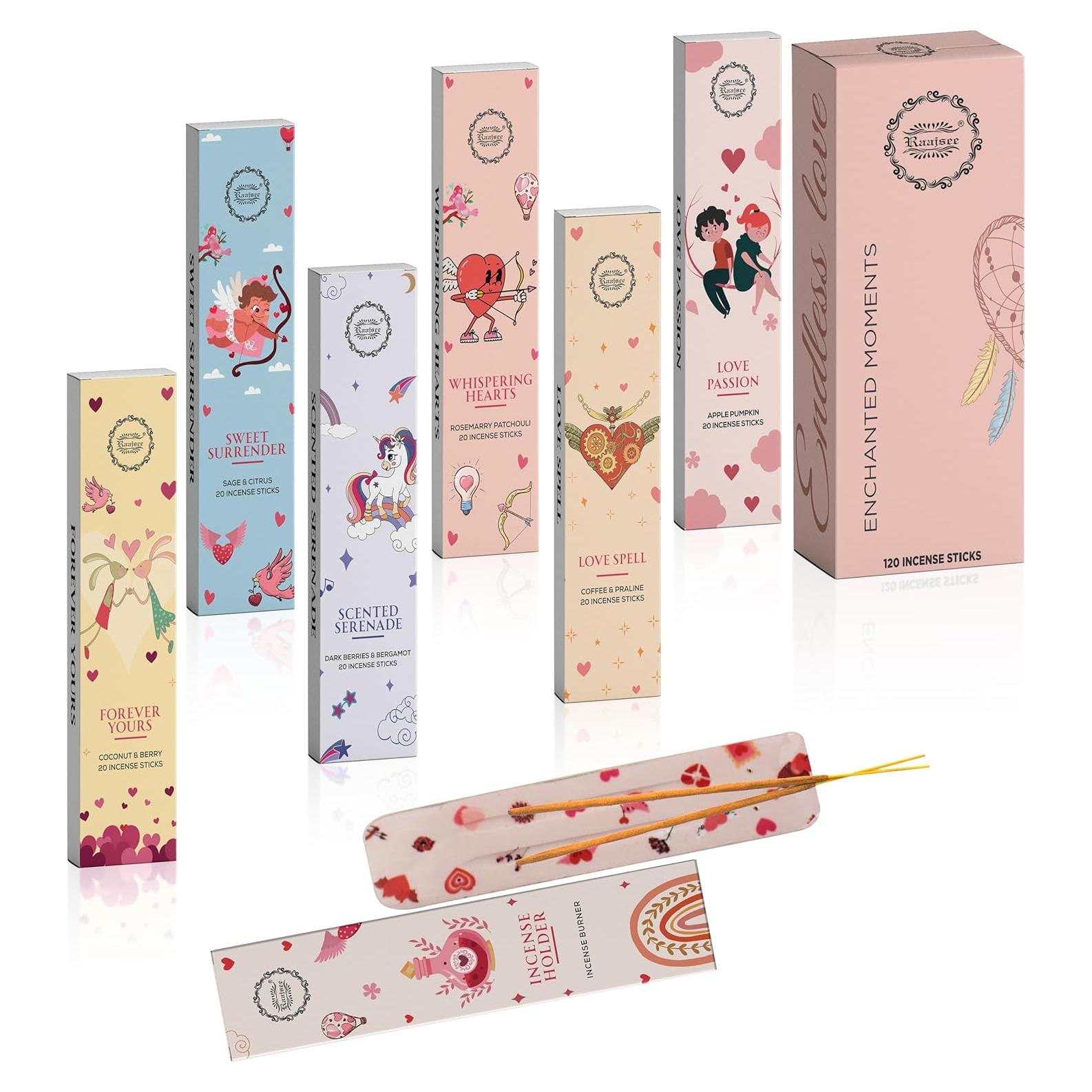 Varitas de Incienso Natural Raajsee - 120 Varitas Orgánicas