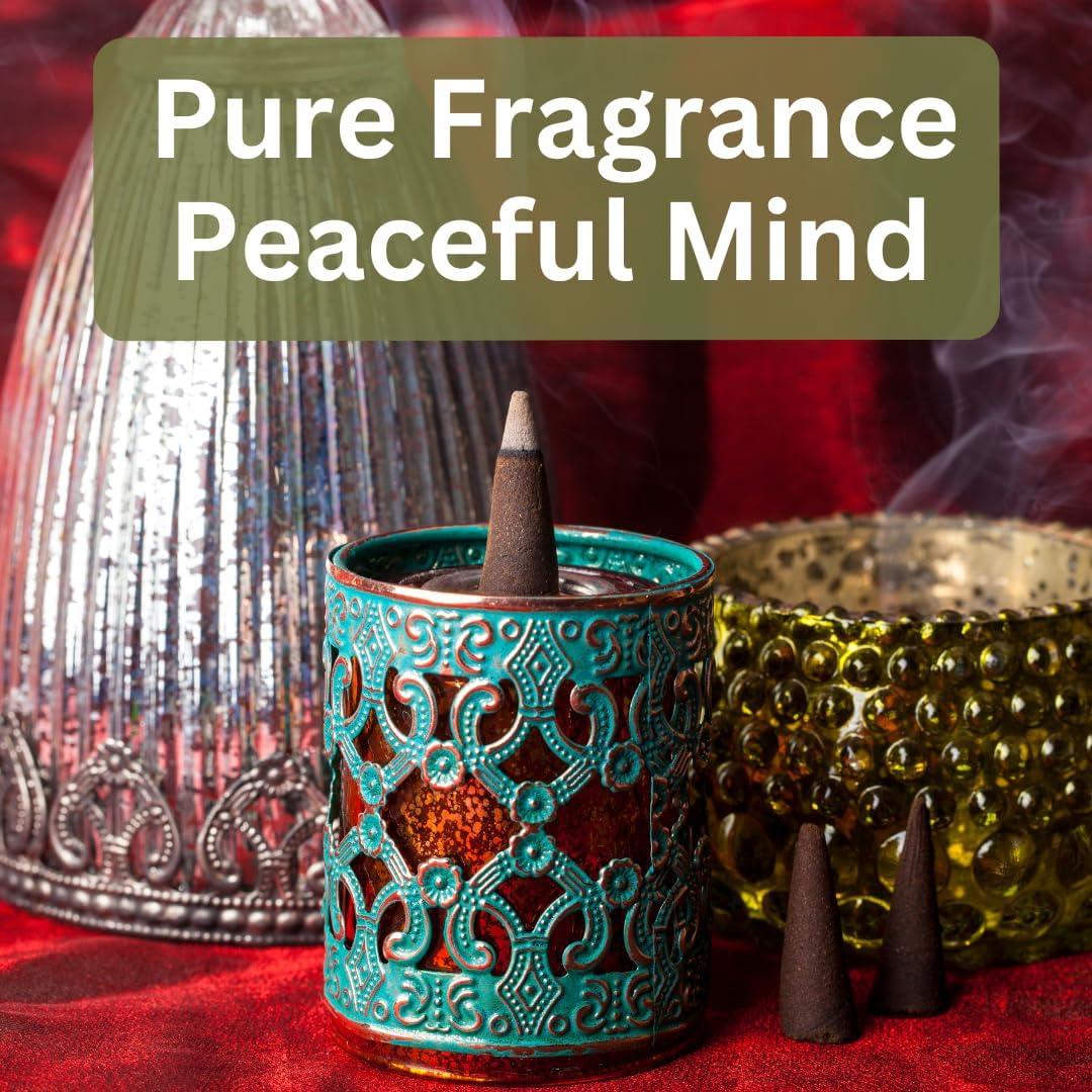 Conos de Incienso Yajna 100% Natural - Incienso y Mirra - 20 Unidades