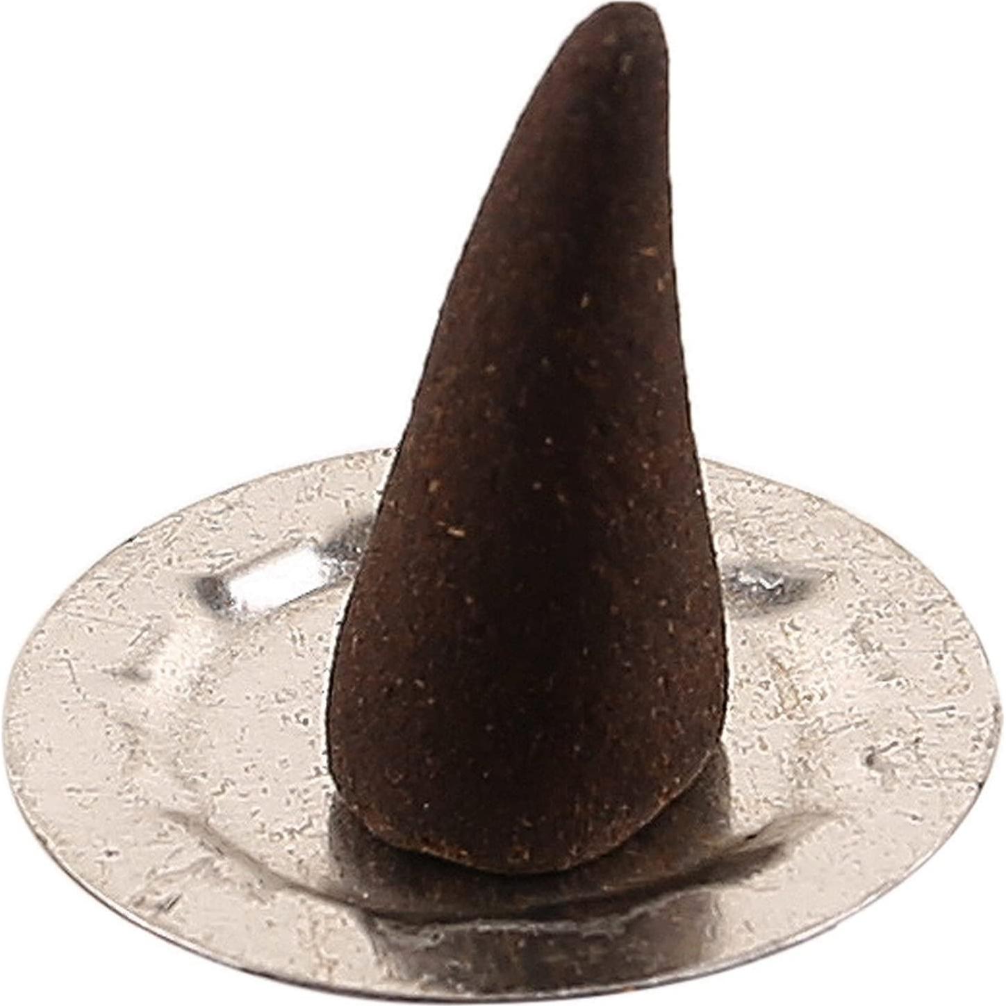 Conos de Incienso Yajna 100% Natural - Incienso y Mirra - 20 Unidades