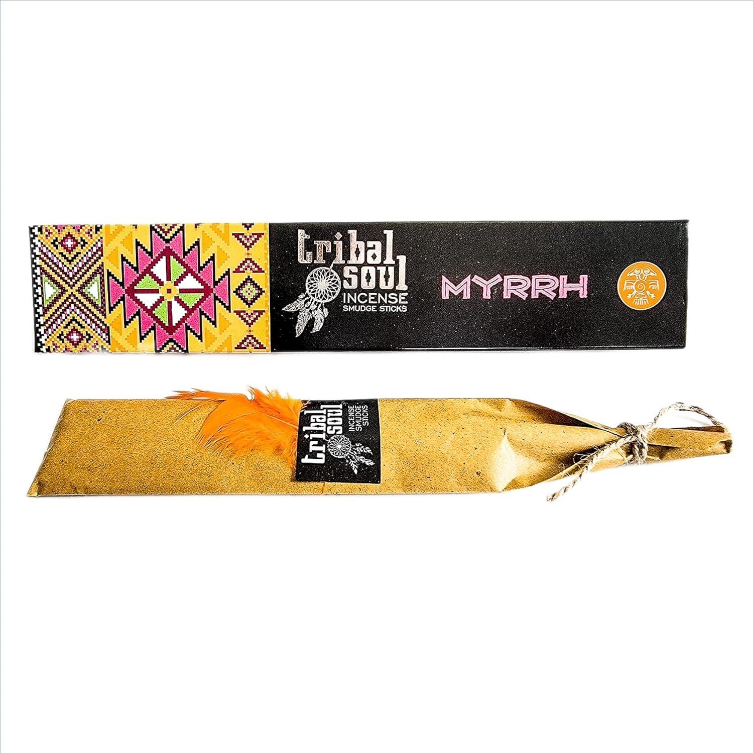 Incienso Premium Myrrh Tribal Soul - 6 Cajas 90g