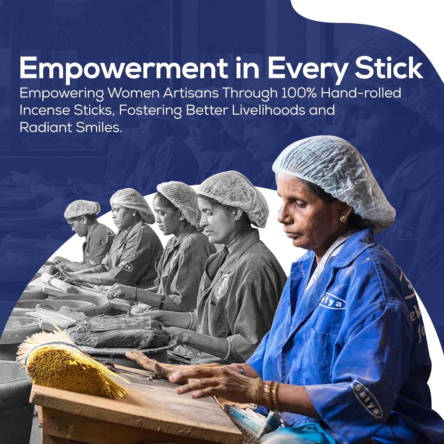 Incienso Natural Satya Nagchampa 500 g con Soporte Raajsee