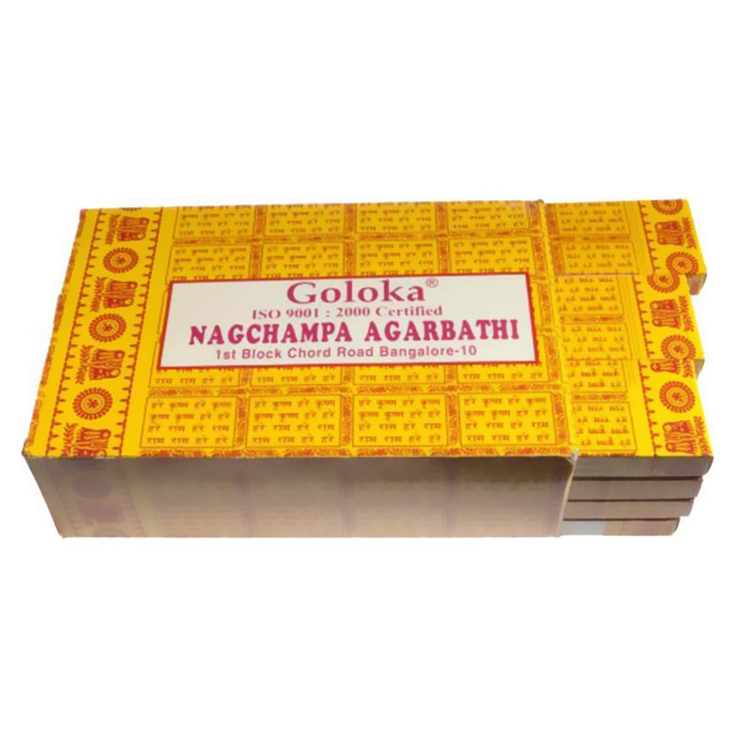 Incienso Goloka Nag Champa 250g - Varitas Naturales de Sándalo