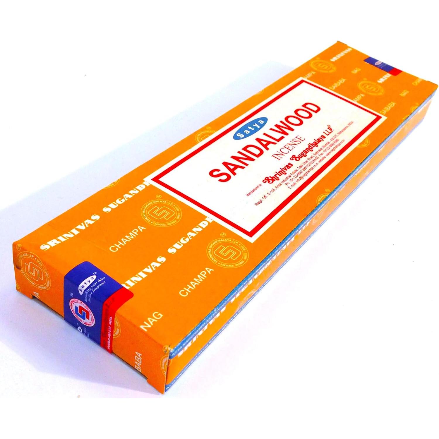 Incienso Satya Sai Baba Nag Champa 100g Sándalo