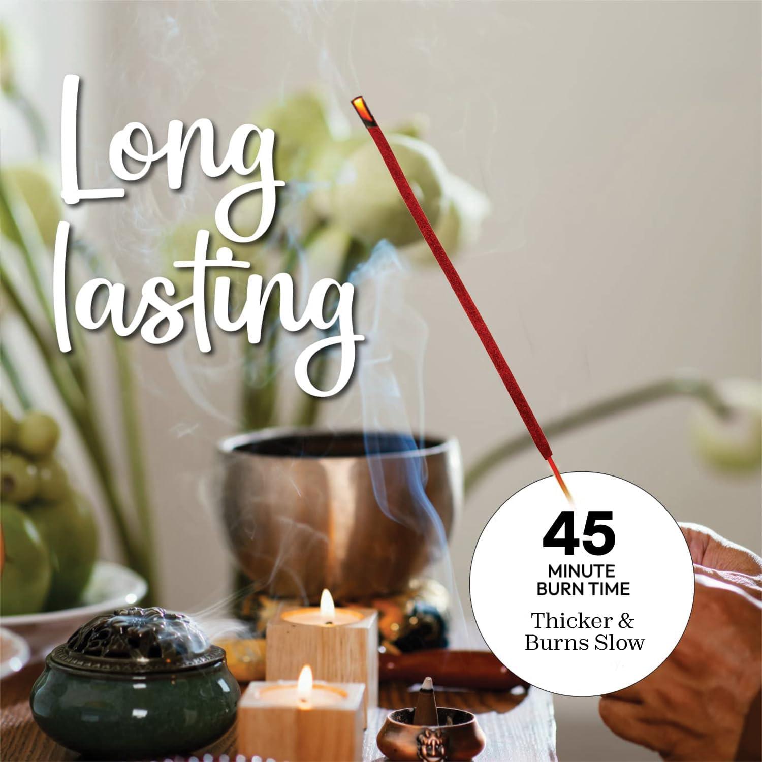 Incienso Natural Calmveda Rosa Sándalo 45 Varitas 20.32 cm