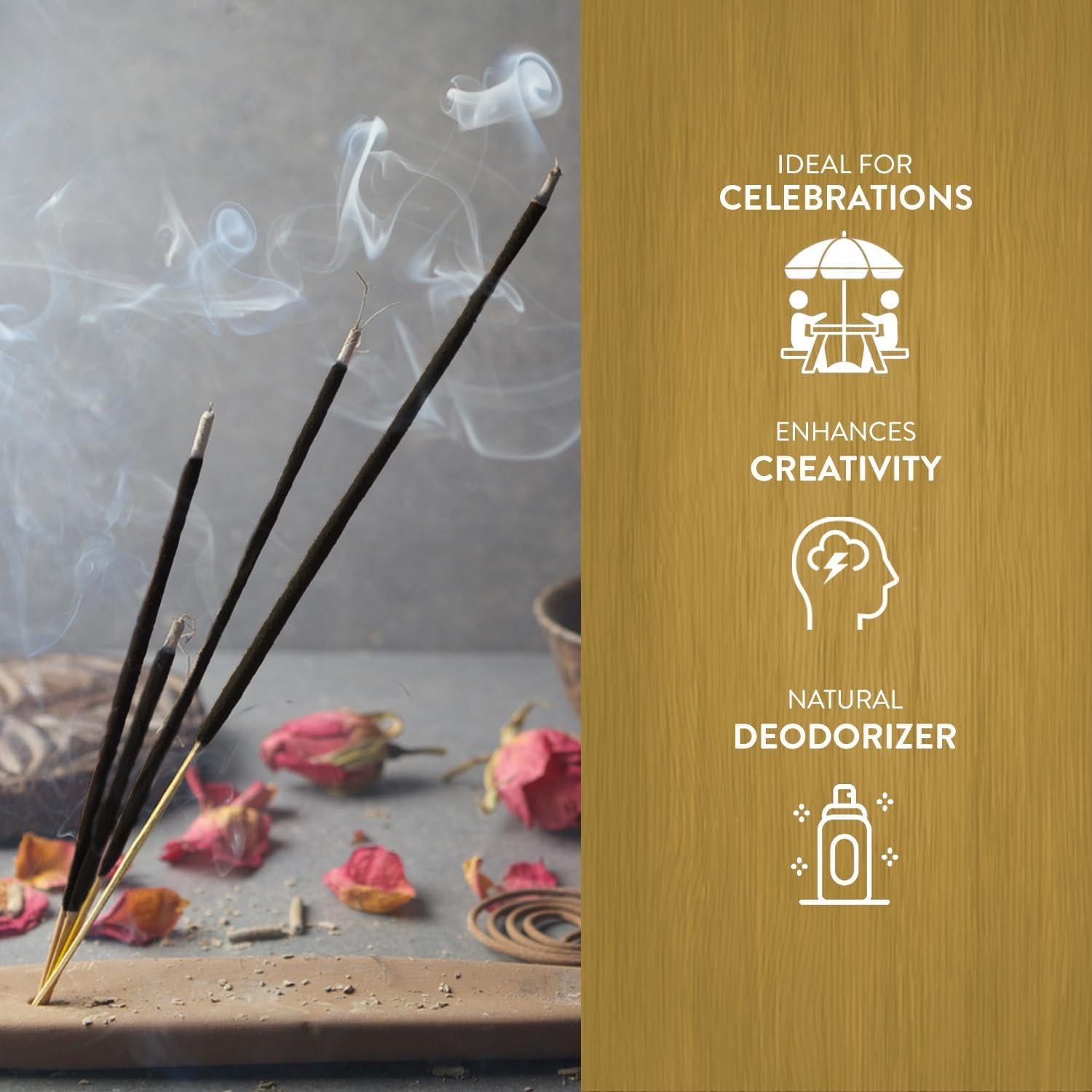 Incienso HEM Parches y Ámbar - 120 Varitas, 20g por Caja