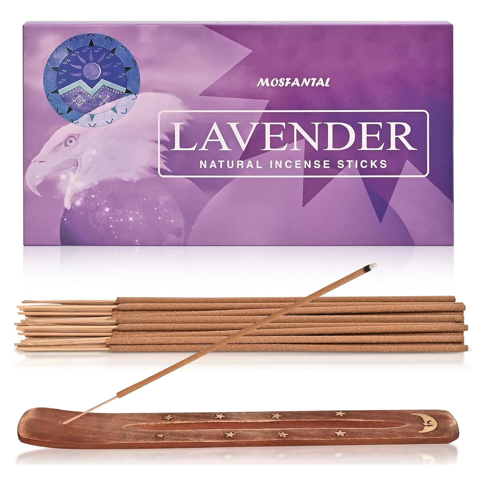 Varitas de Incienso de Lavanda Mosfantal - 100 Unidades