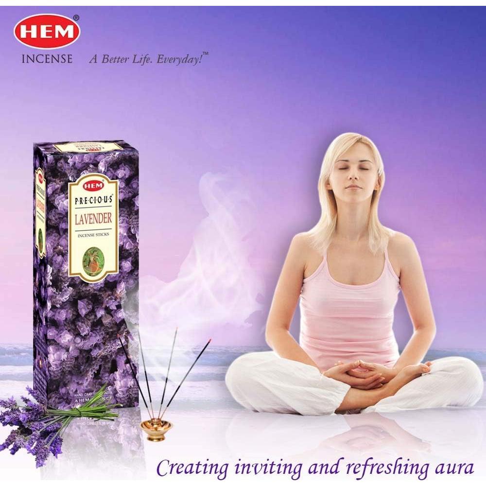 Varitas de Incienso HEM Lavanda - Paquete de 240 Varitas