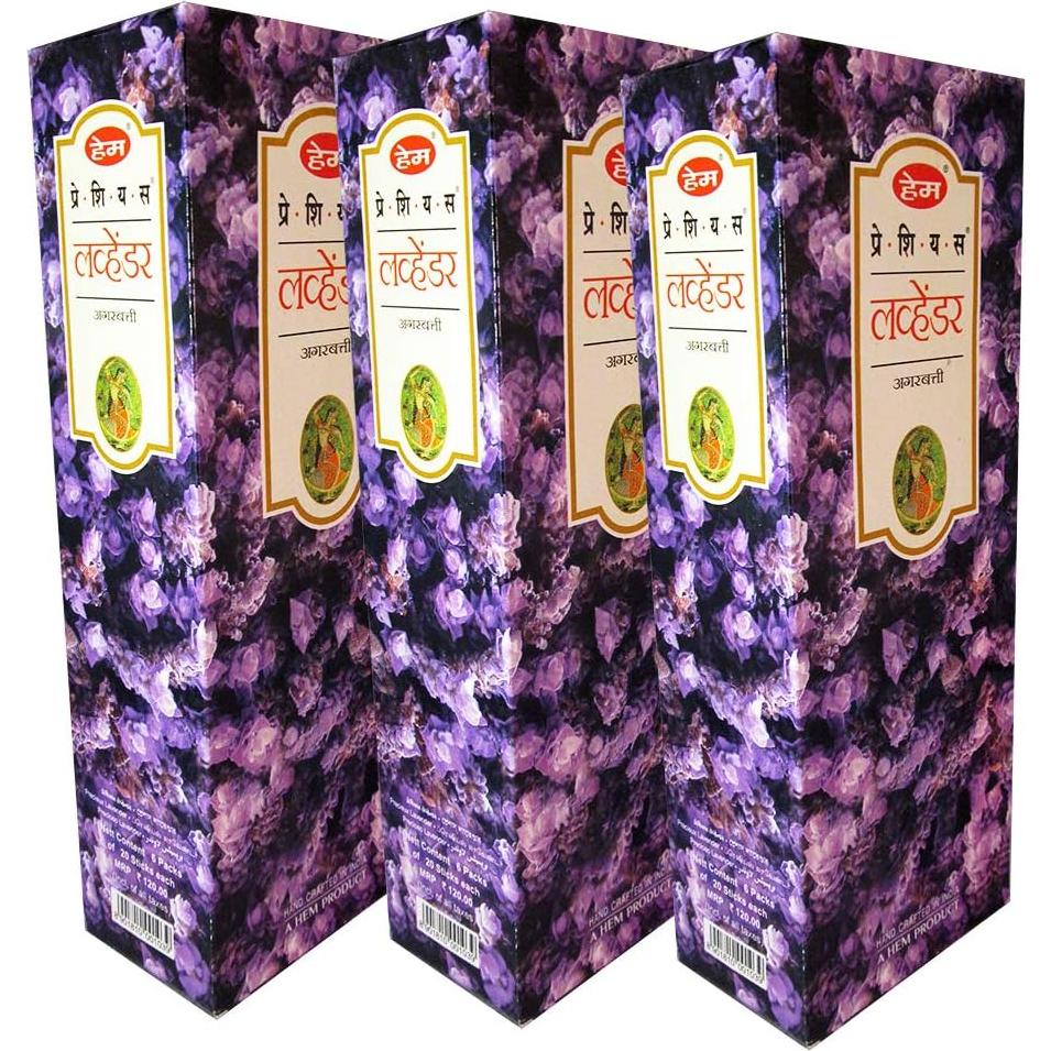 Incienso HEM Precioso Lavanda - 360 Varitas a Granel