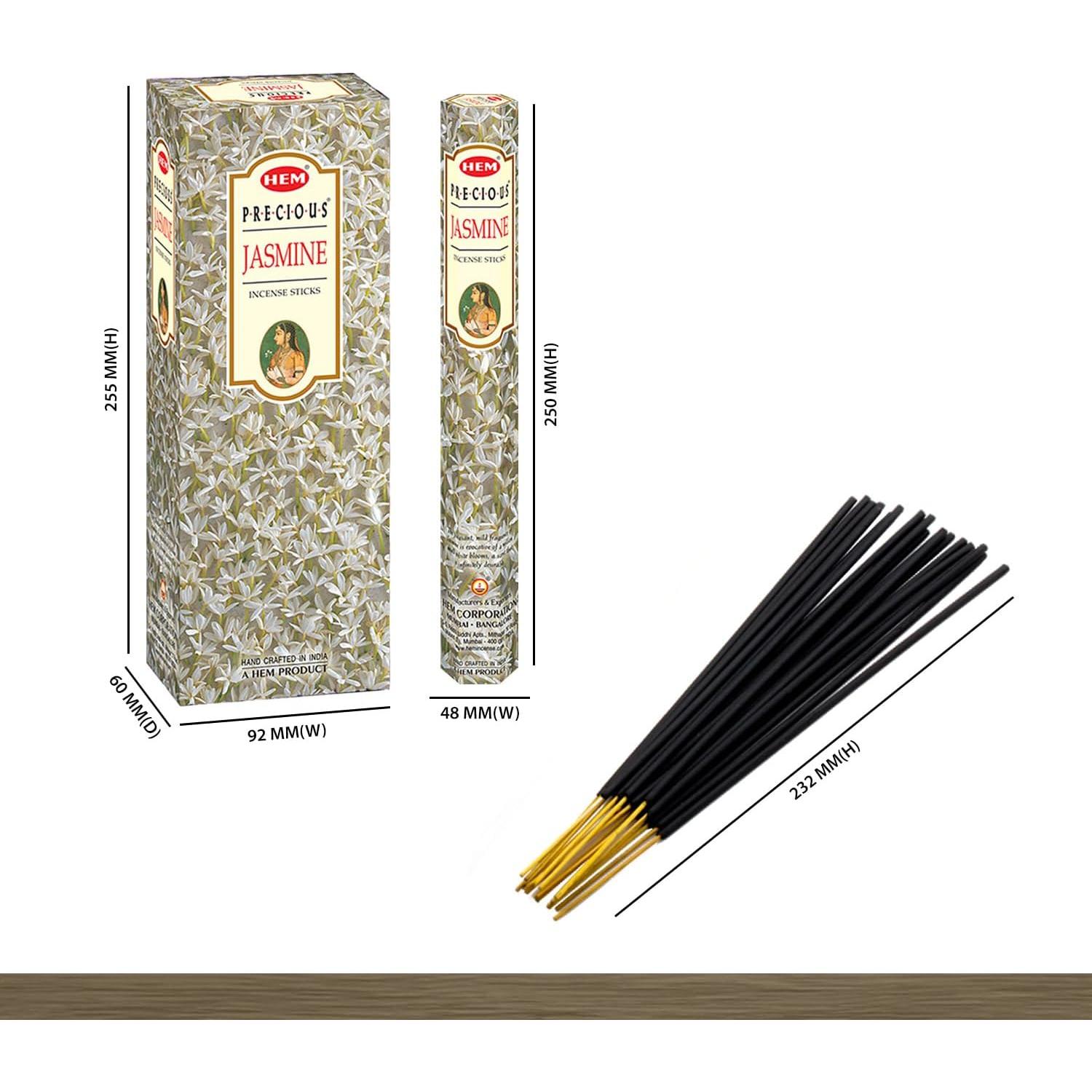 Incienso HEM Jazmín 120 Palitos - Fragancia Floral Relajante