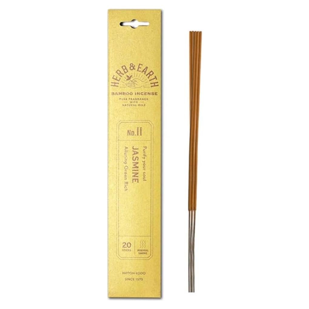 Incienso de Bambú HERB & EARTH Jazmín - 20 Varillas