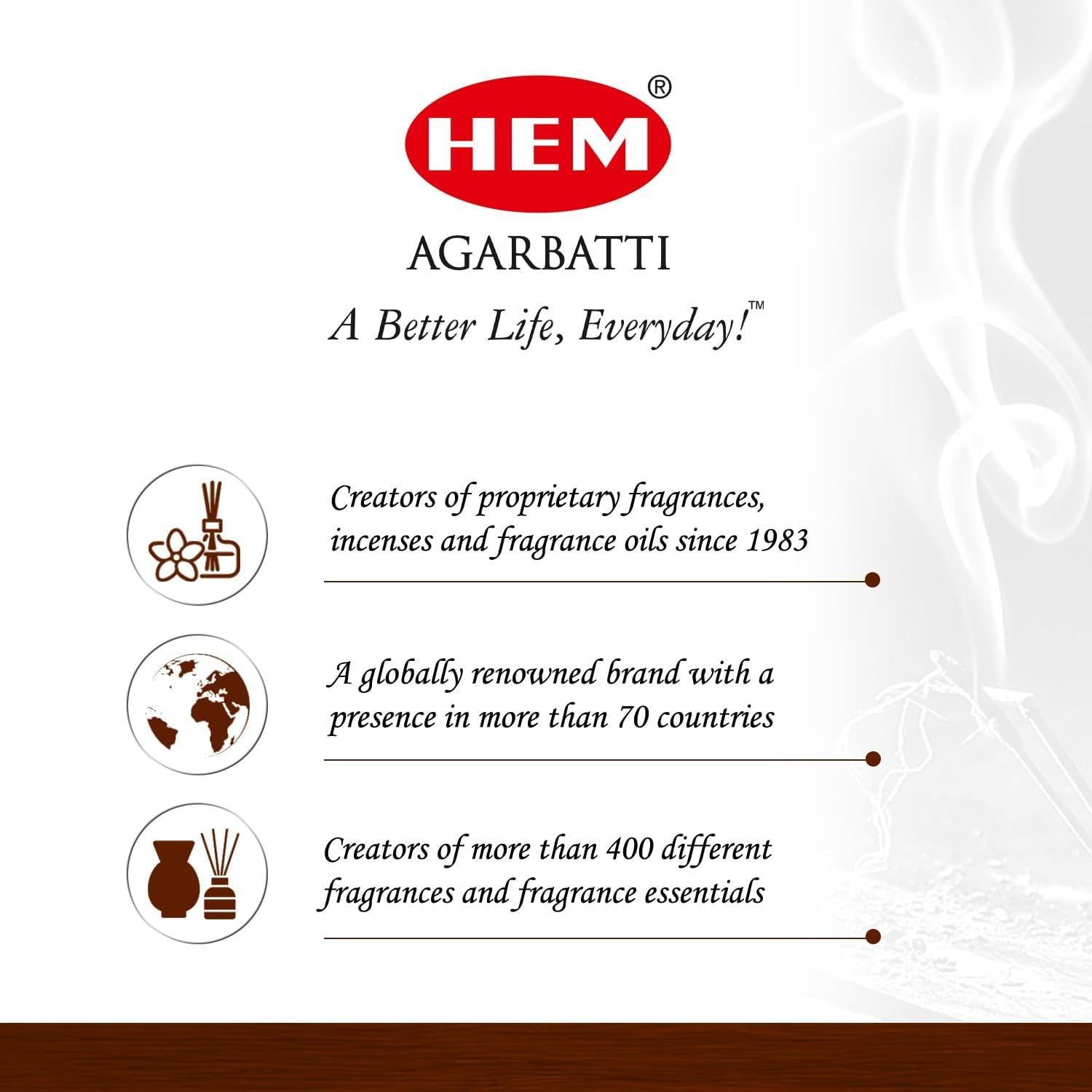 Conos de Incienso HEM Rosa Roja - 40 Unidades Aromaterapia