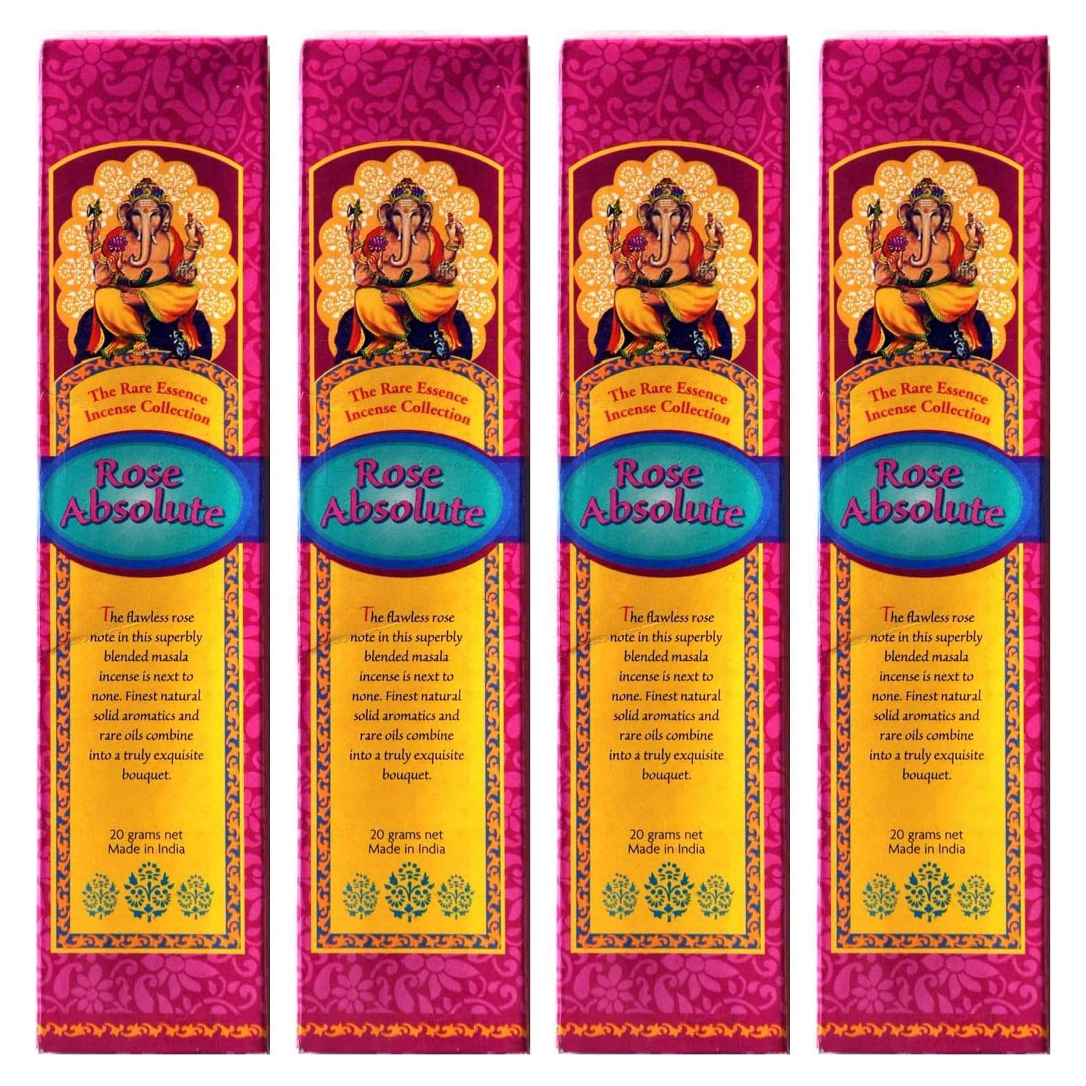 Incienso Rosa Absoluta 20g - Rare Essence - Hecho en India