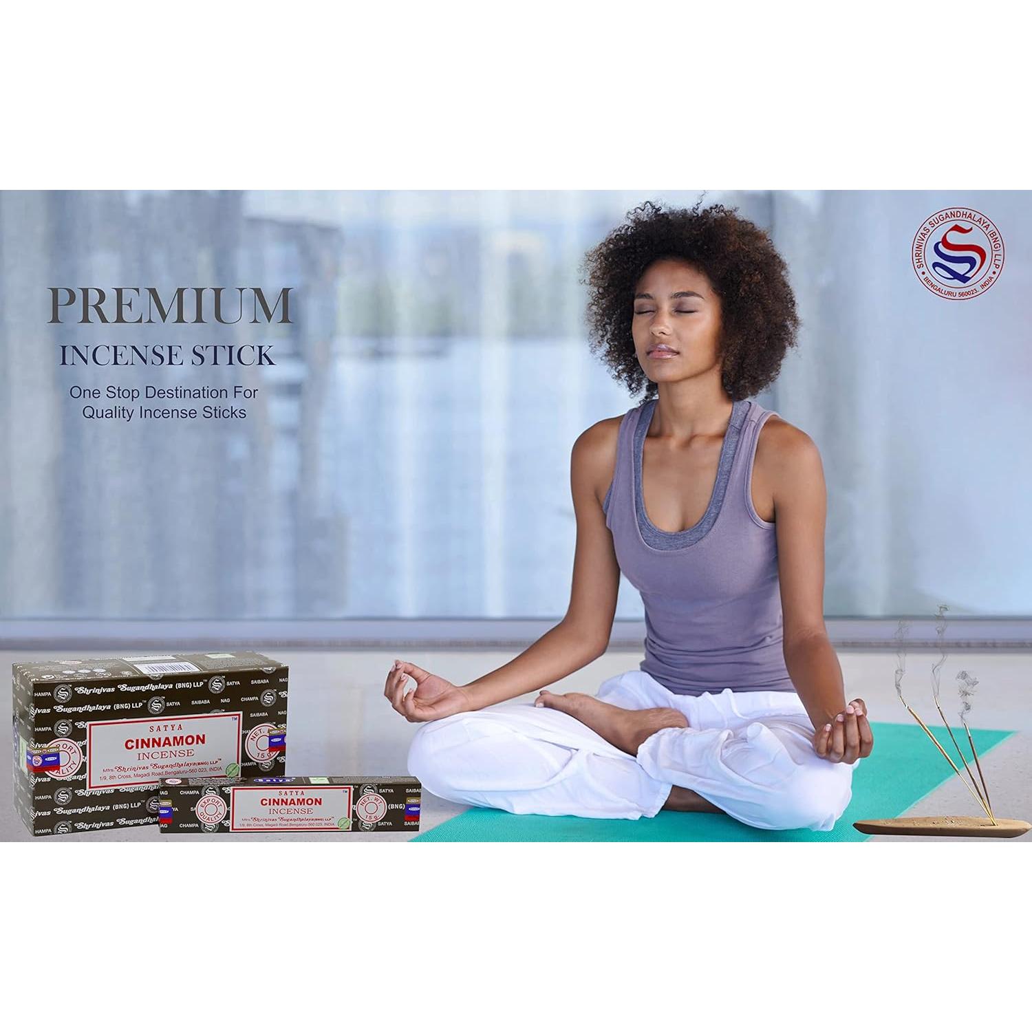 Varitas de Incienso Tierra Canela 15g - 12 Unidades Hechas a Mano