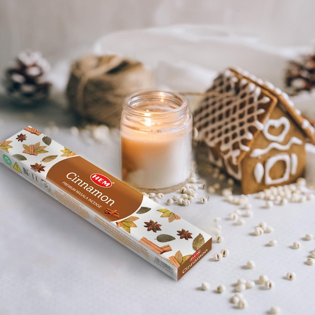 Palitos de Incienso HEM Canela Masala - 12 Paquetes 15g