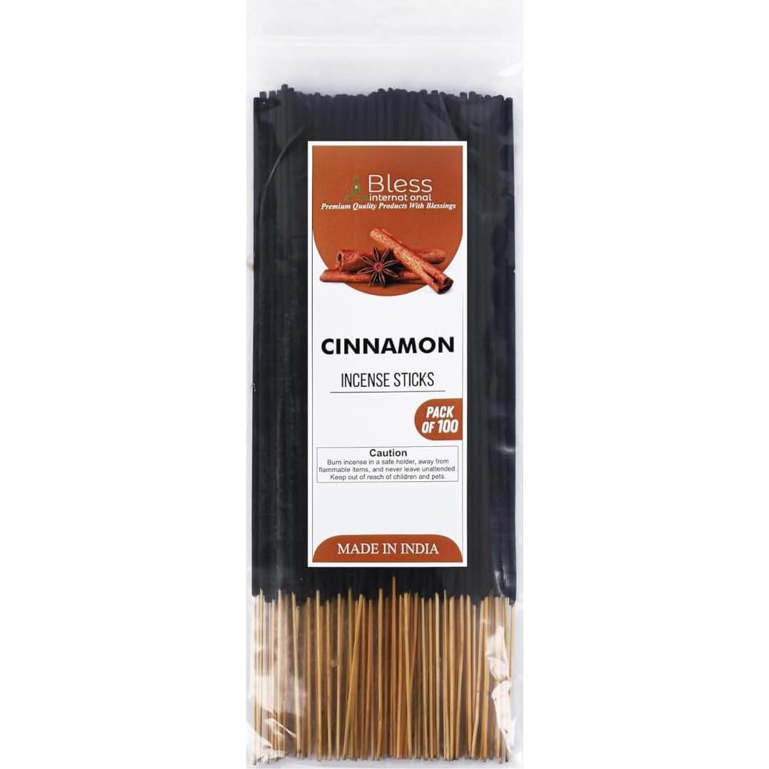 Incienso Natural Canela Bless International 100 Bastones 250g