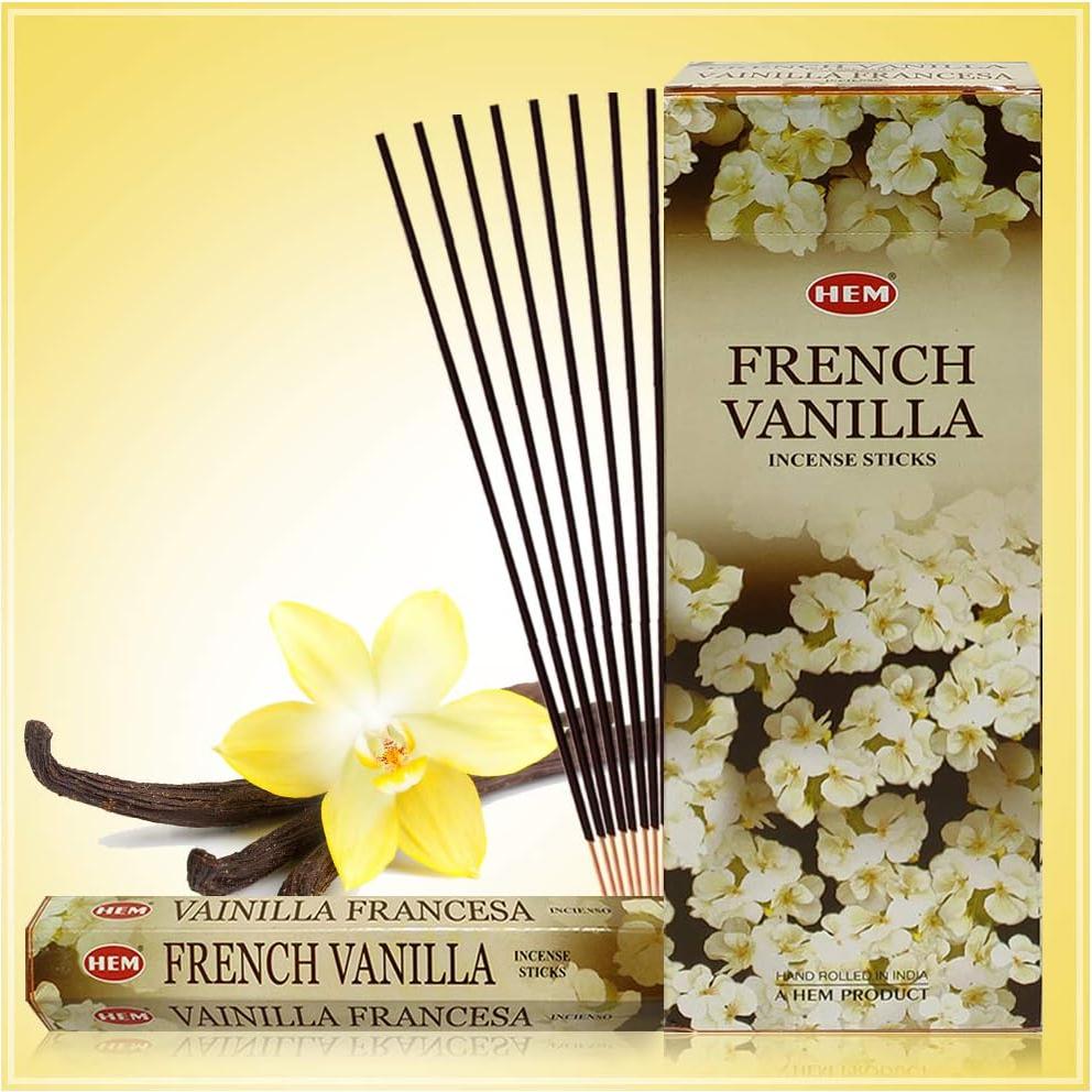 Conjunto de Incienso Vainilla Francesa TRUMIRI + Soporte