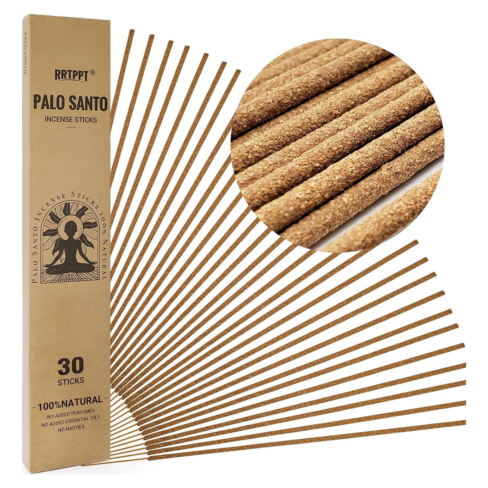 Varitas de Incienso Palo Santo RRTPPT 30 Unidades 100% Natural