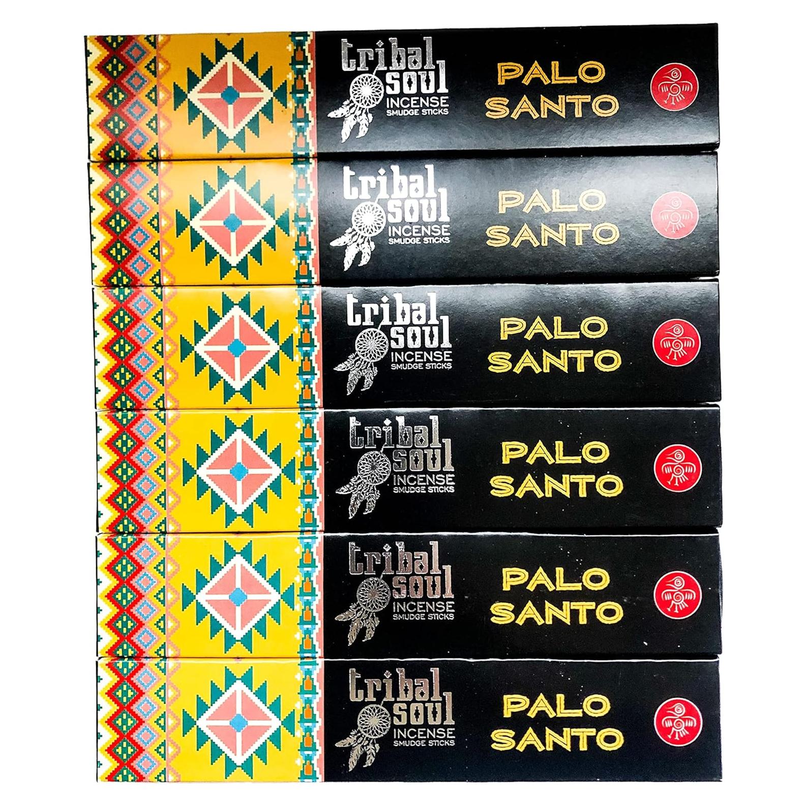 Incienso Palo Santo Tribal Soul - 90 Gramos - 6 Cajas