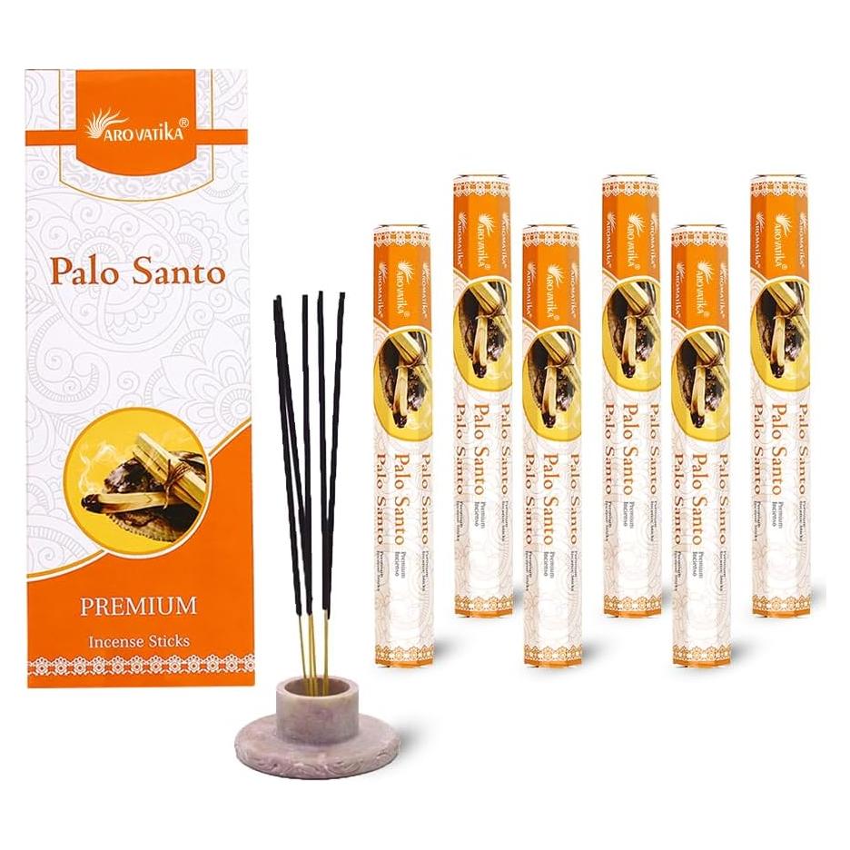 Incienso ARO VATIKA Palo Santo 120 Varitas 22.86 cm