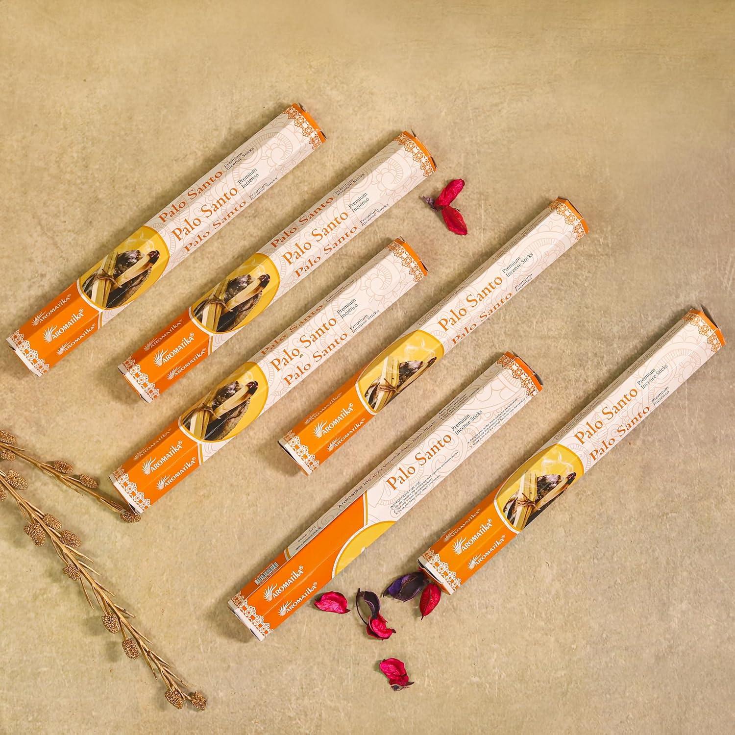 Incienso ARO VATIKA Palo Santo 120 Varitas 22.86 cm