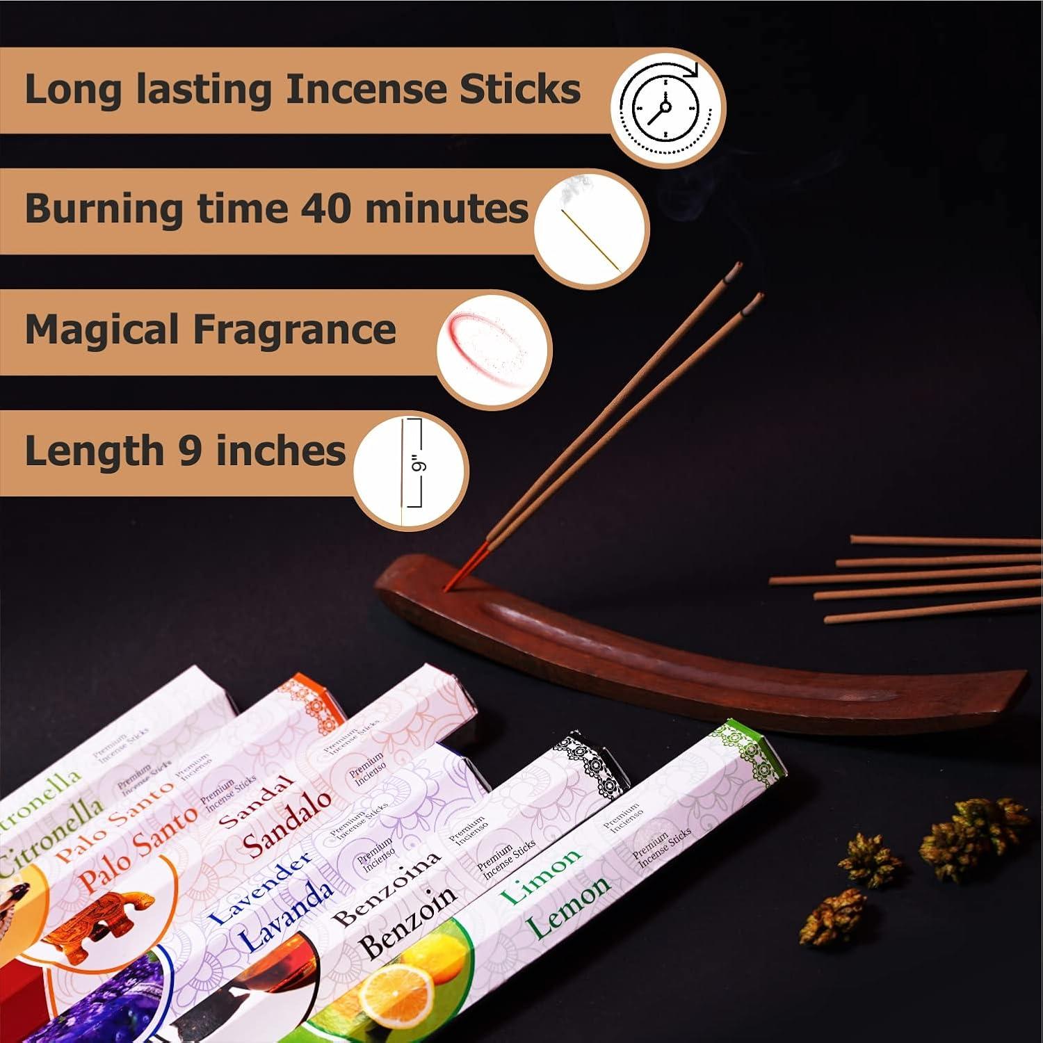 Incienso ARO VATIKA Palo Santo 120 Varitas 22.86 cm