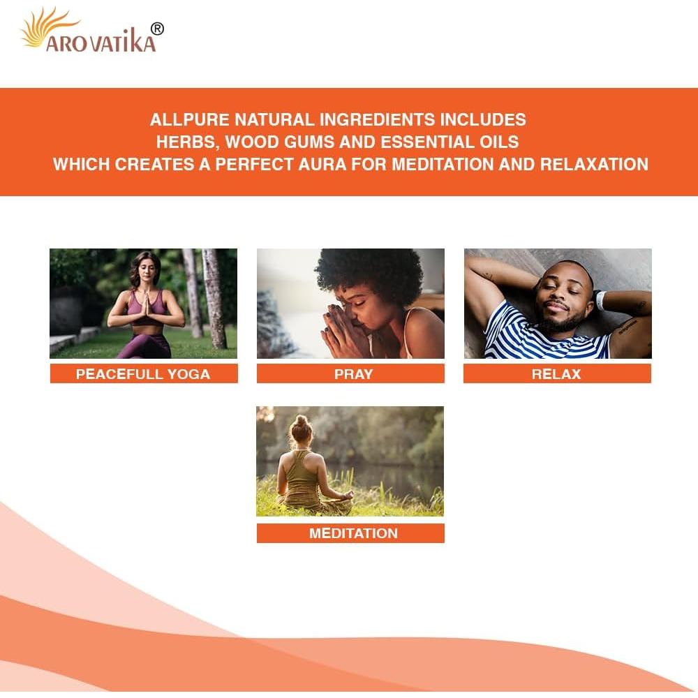 Incienso ARO VATIKA Palo Santo 120 Varitas 22.86 cm