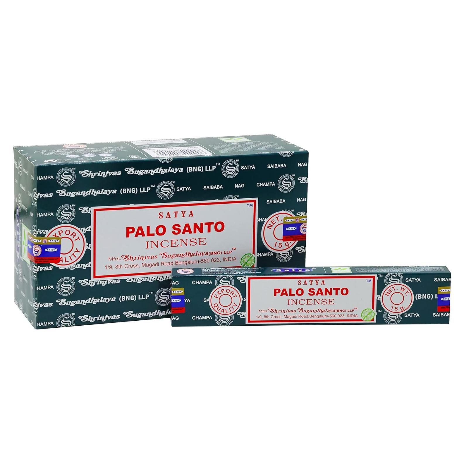 Incienso Palo Santo Tierra 12 Palos 22.1 cm Aromaterapia