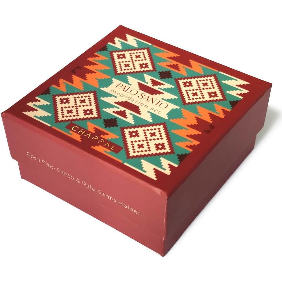 Juego de Meditación Chappal - 6 Palos de Palo Santo Natural