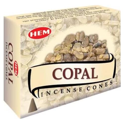 Conos de Incienso HEM Copal 120 Unidades Aromaterapia