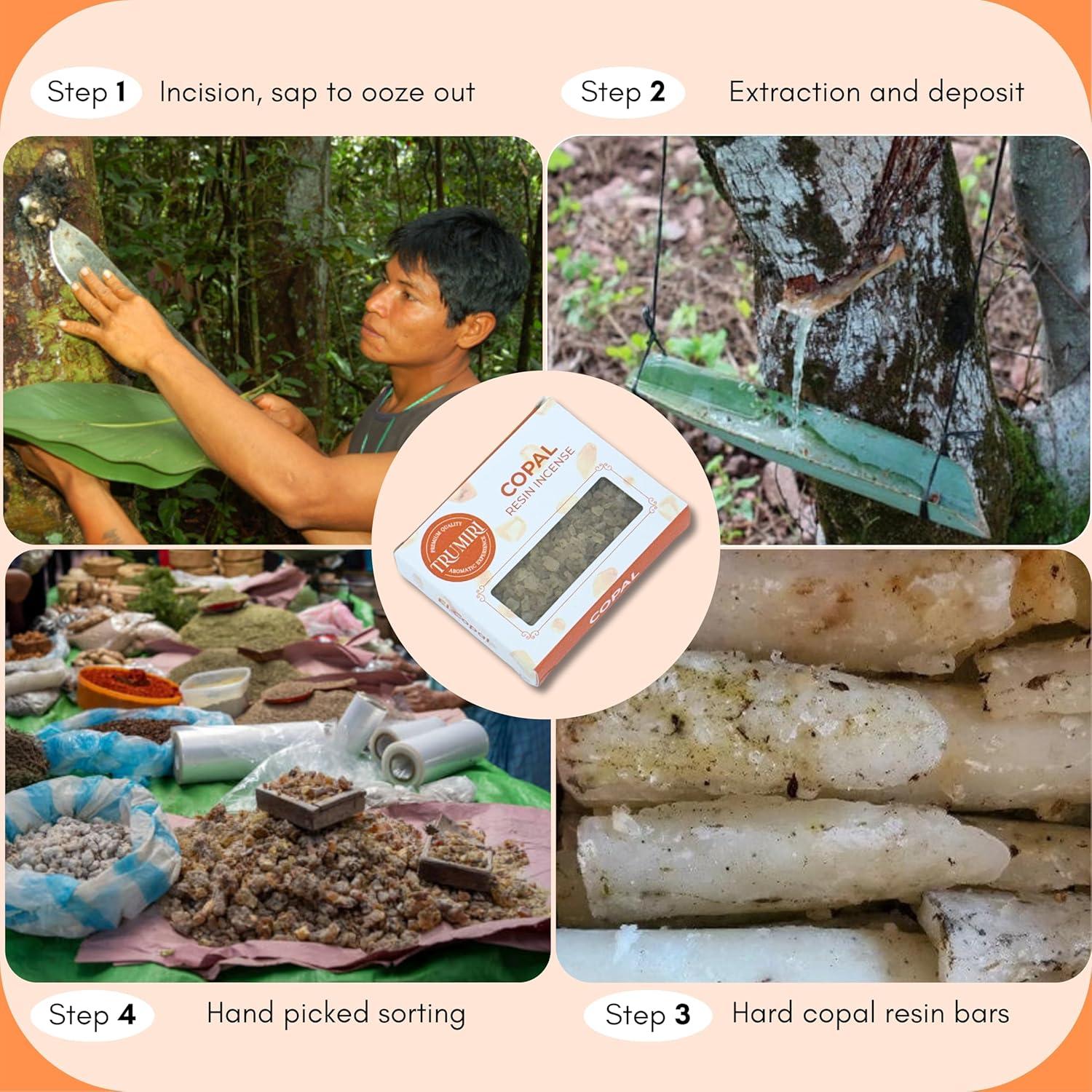 Incienso de Resina de Copal TRUMIRI - 30g Natural