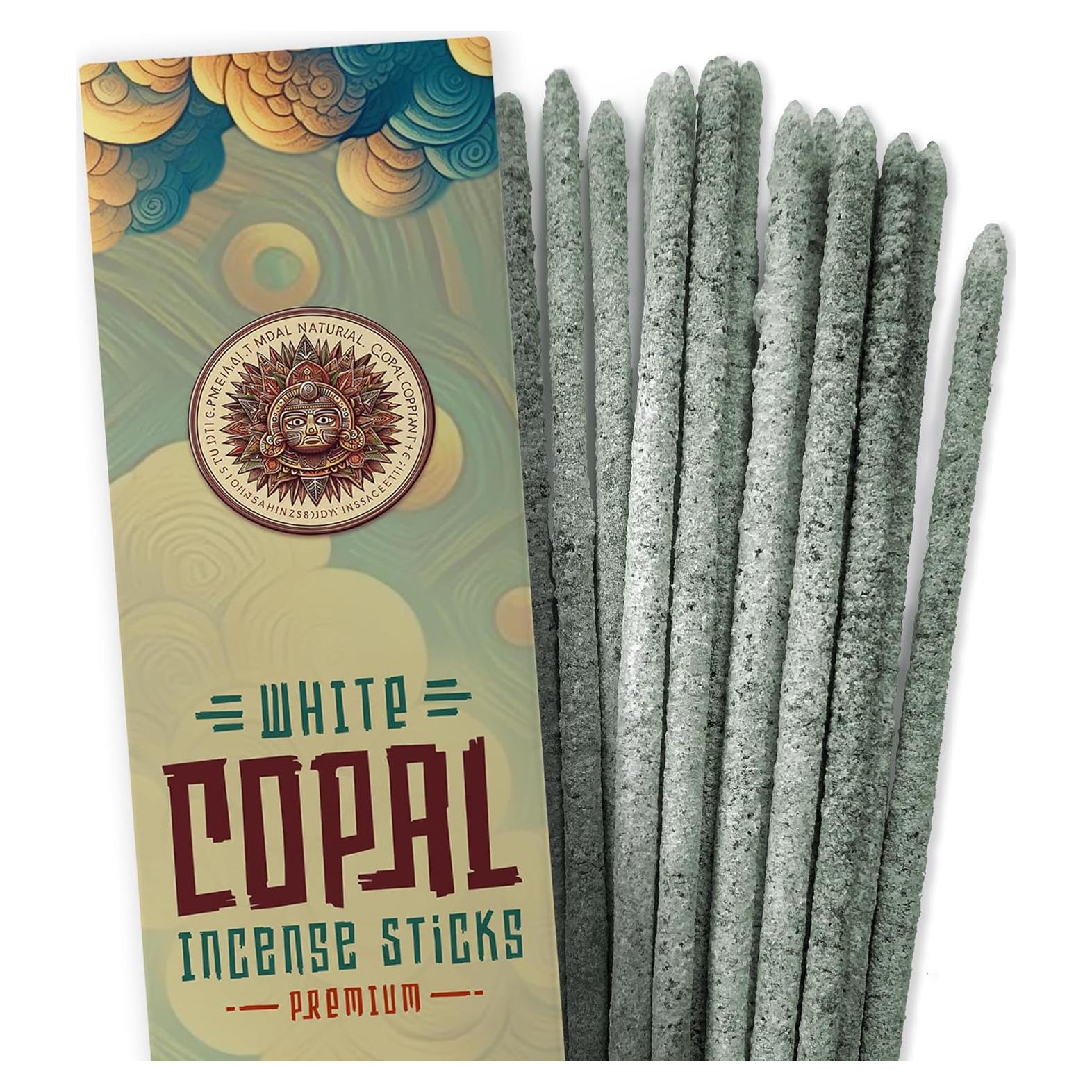 Incienso Copal Blanco KINBAL - 20 Varitas Hechas a Mano