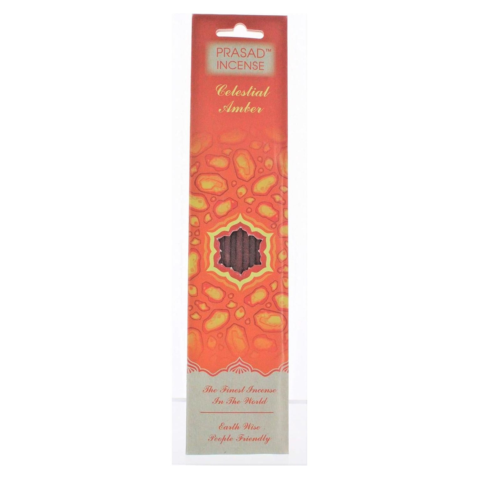 Incienso Prasad Ámbar Celestial 10 Gr - Aromaterapia Natural