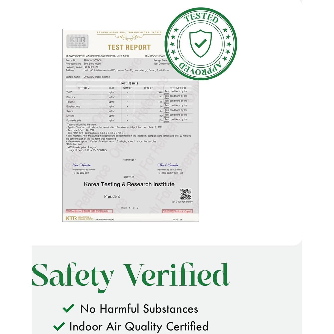 Incienso de Papel OPTATUM 48 Piezas Marrón Ámbar Aromaterapia