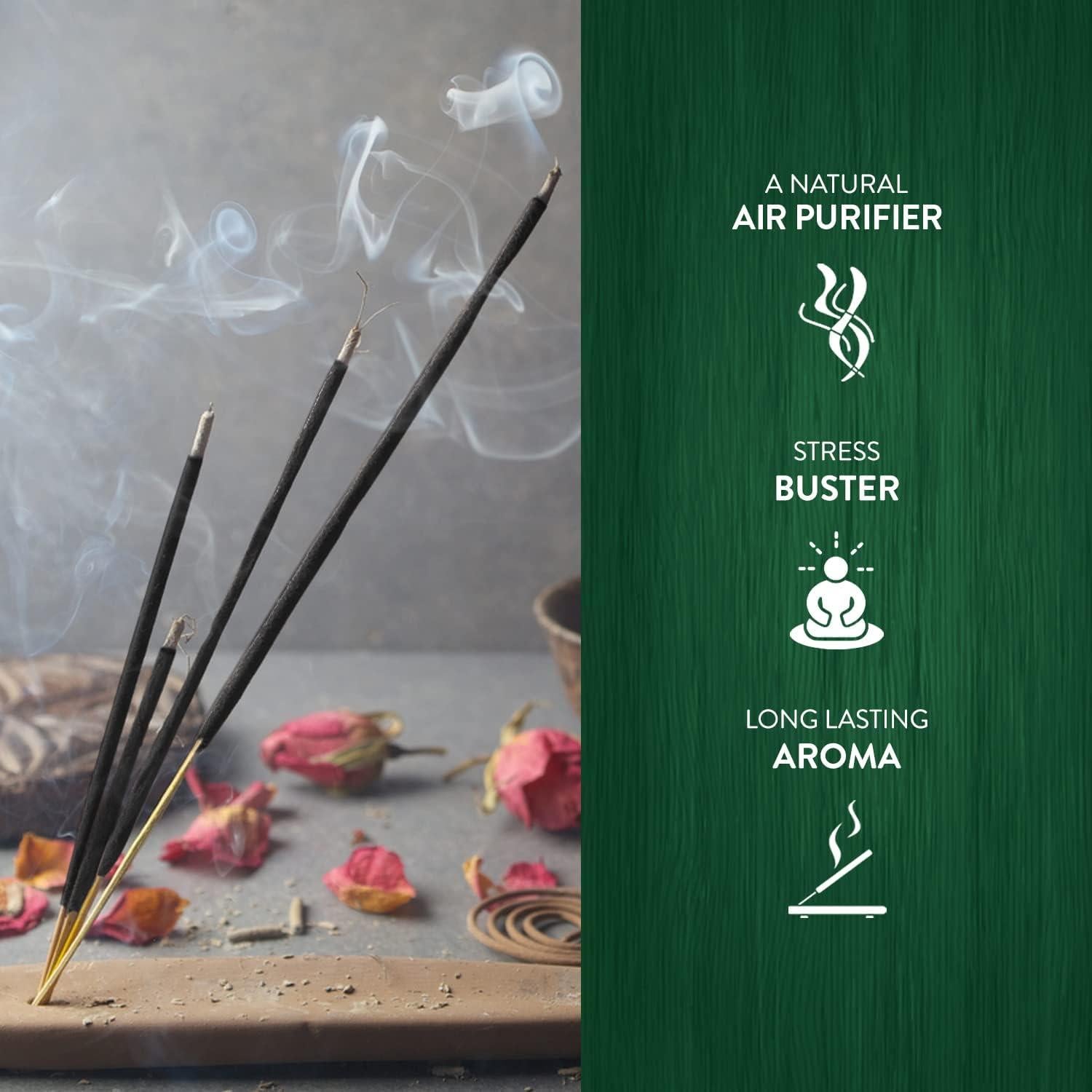 Incienso HEM Almizcle - 120 Varitas 22.86 cm Aromaterapia