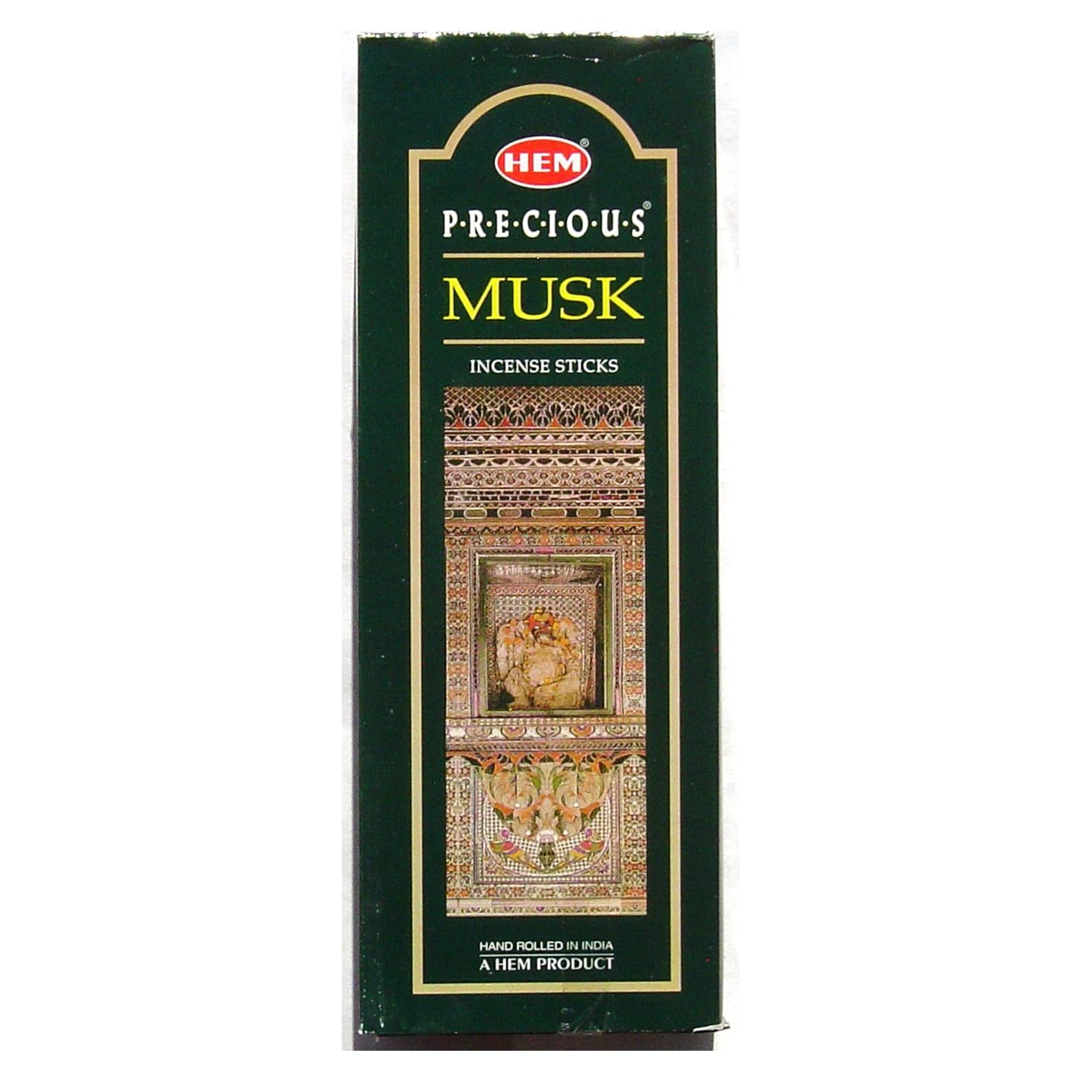 Incienso Musk Precioso Hem 20 Varitas Hexagonales