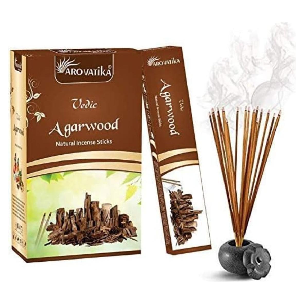 Incienso ARO VATIKA Agarwood Masala Natural 144 Varitas