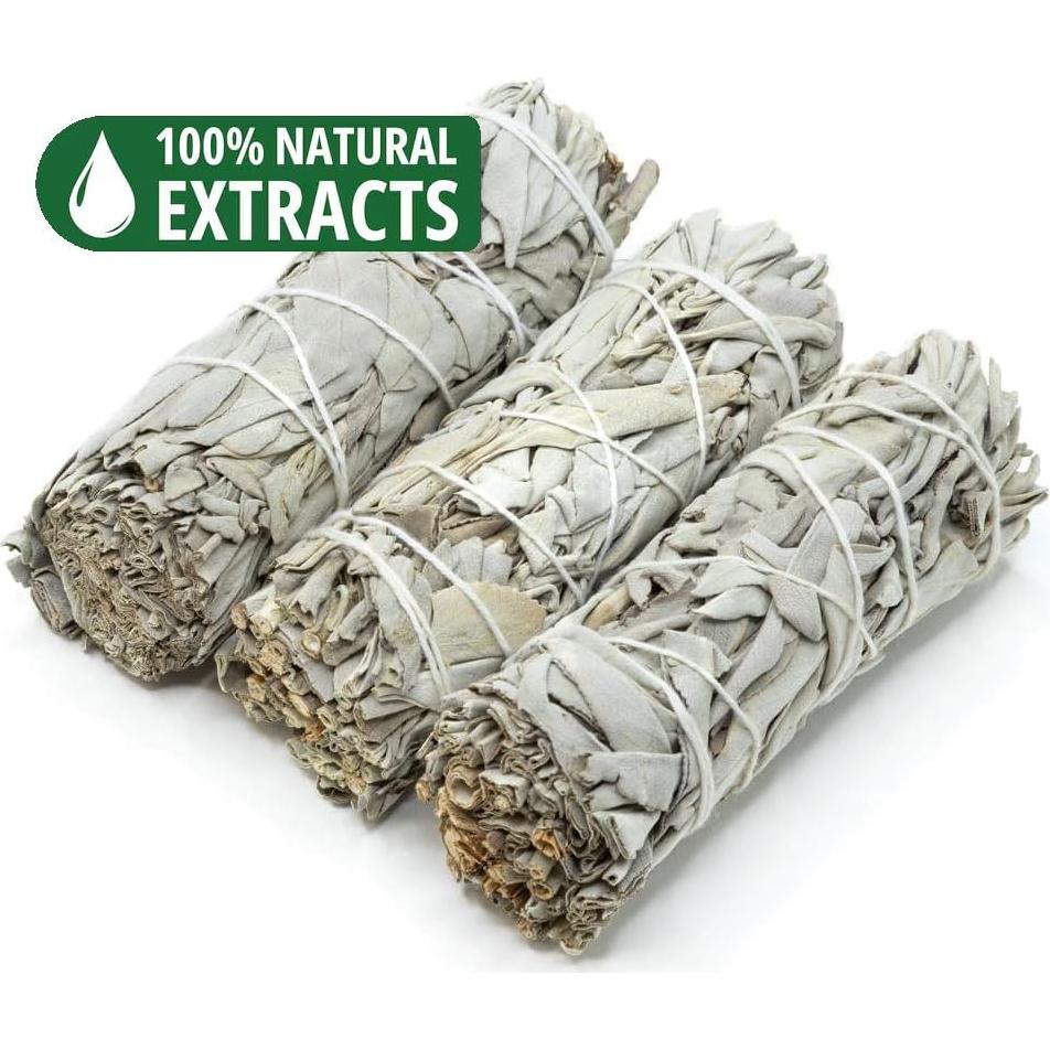 Incienso Natural Bless International Salvia Blanca 100 Palos