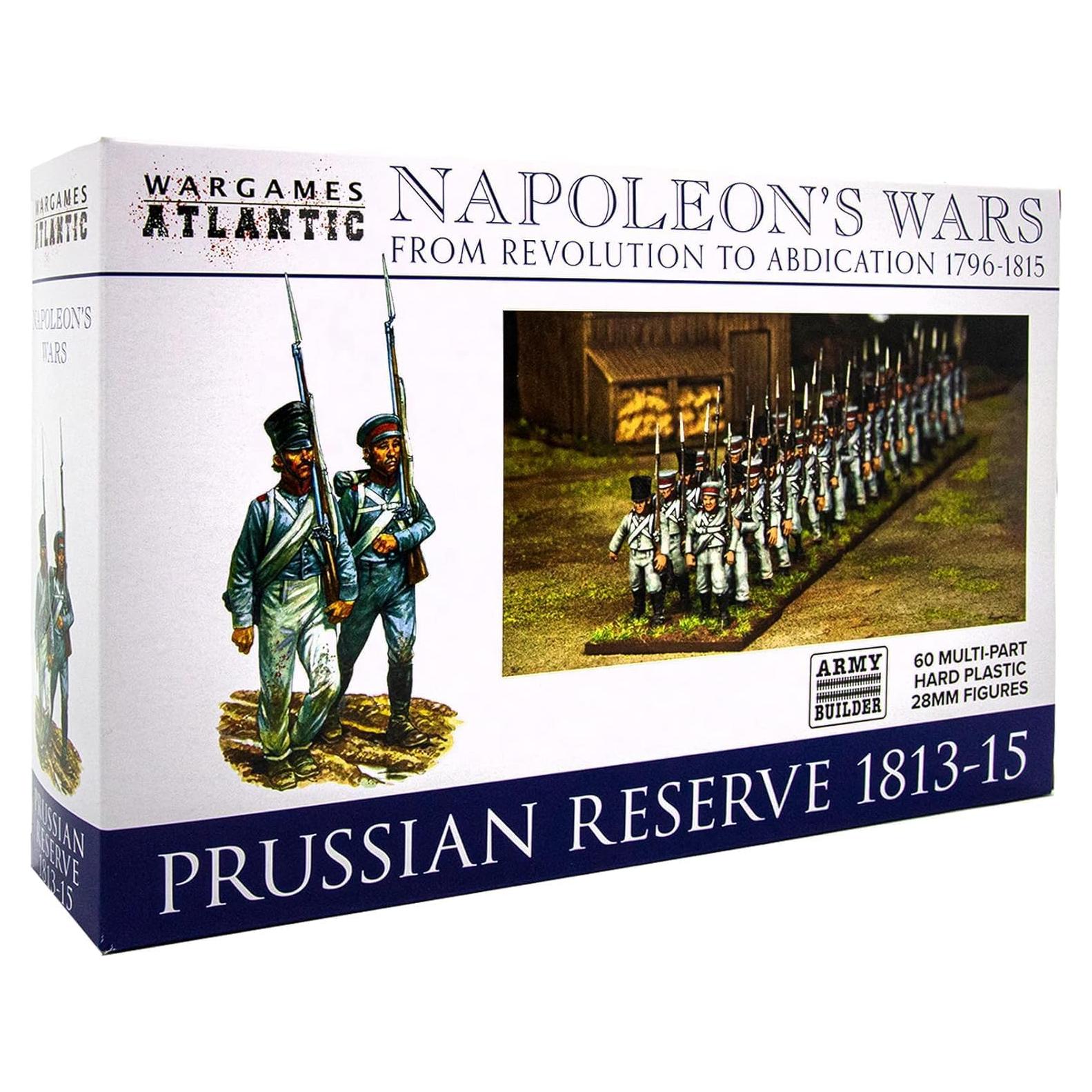 Wargames Atlantic - Reserva Prusiana 1813-1815 - 60 Figuras 28mm