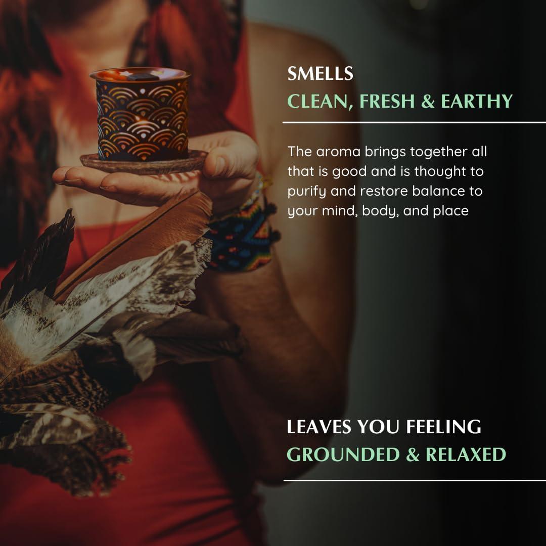 Bloques de Incienso Aromafume Salvia Blanca 27 Unidades