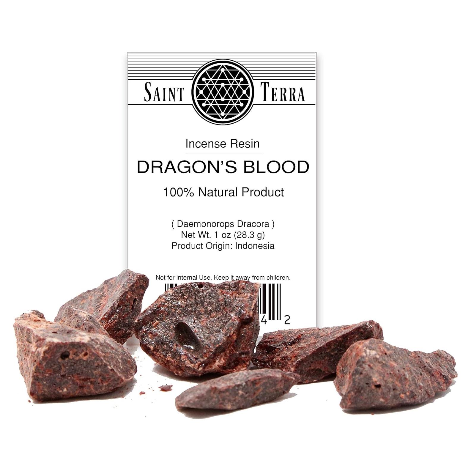 Incienso Natural Saint Terra Sangre de Dragón 28g