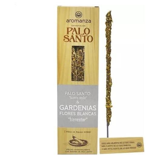 Varitas de Incienso Palo Santo Aromanza 8 u Gardenias Bienestar