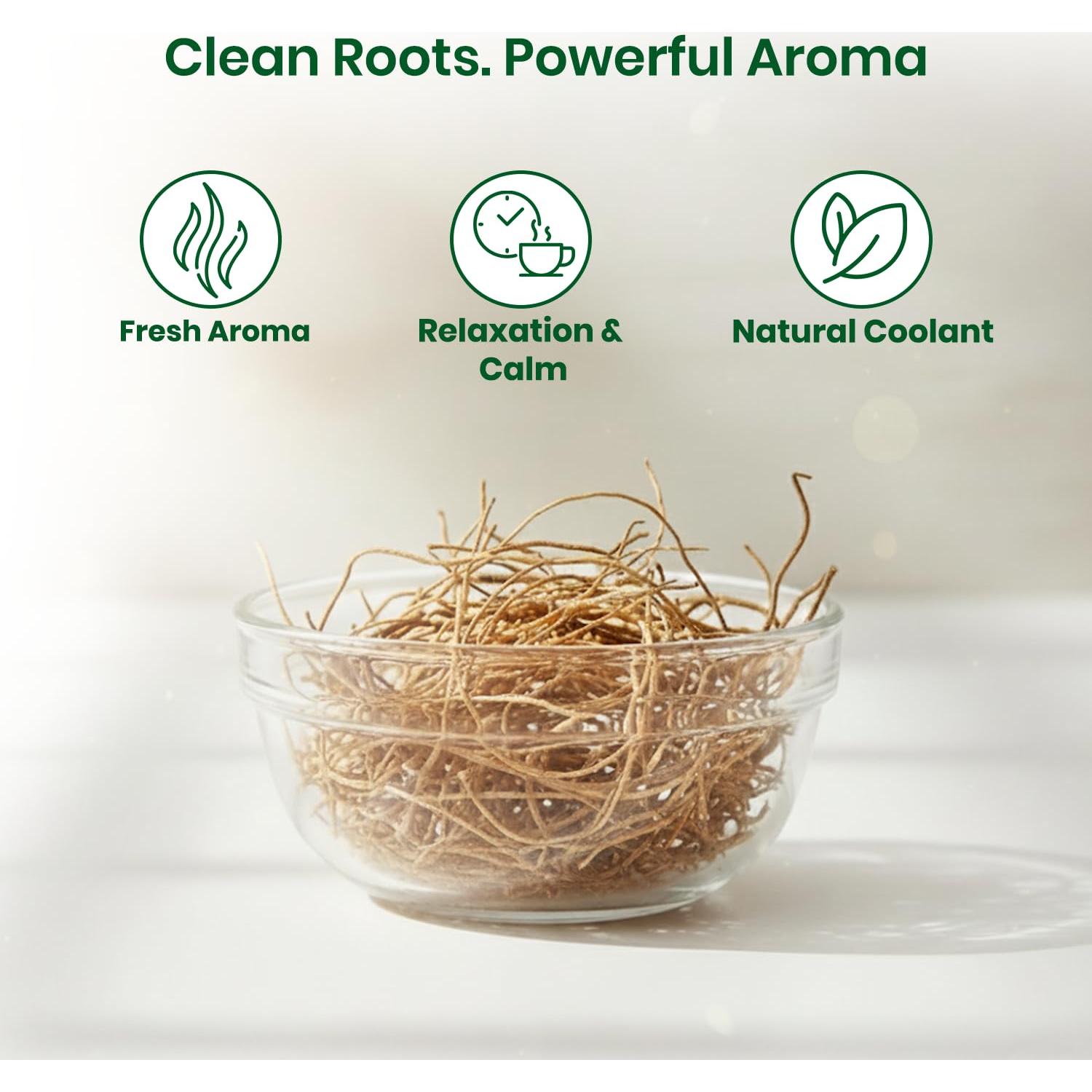 Raíces de Vetiver Secas Foodherbs 50g | Refrigerante Natural