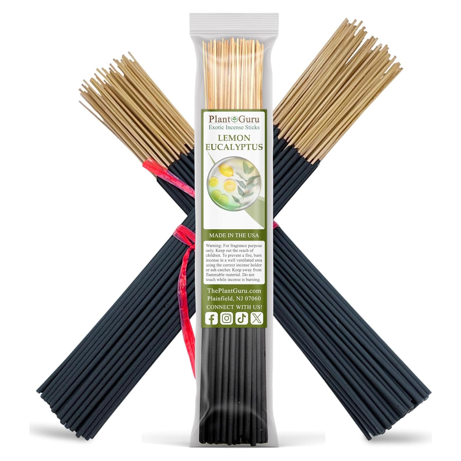 Incienso Eucalipto Limón Plant Guru 28 cm - 100 Varitas