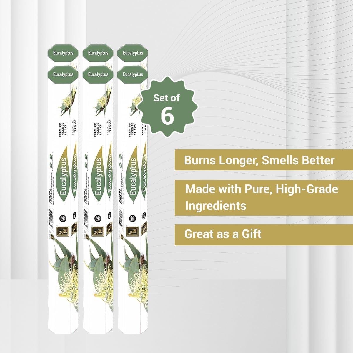 Incienso Eucalipto ZED BLACK - 120 varitas aromáticas