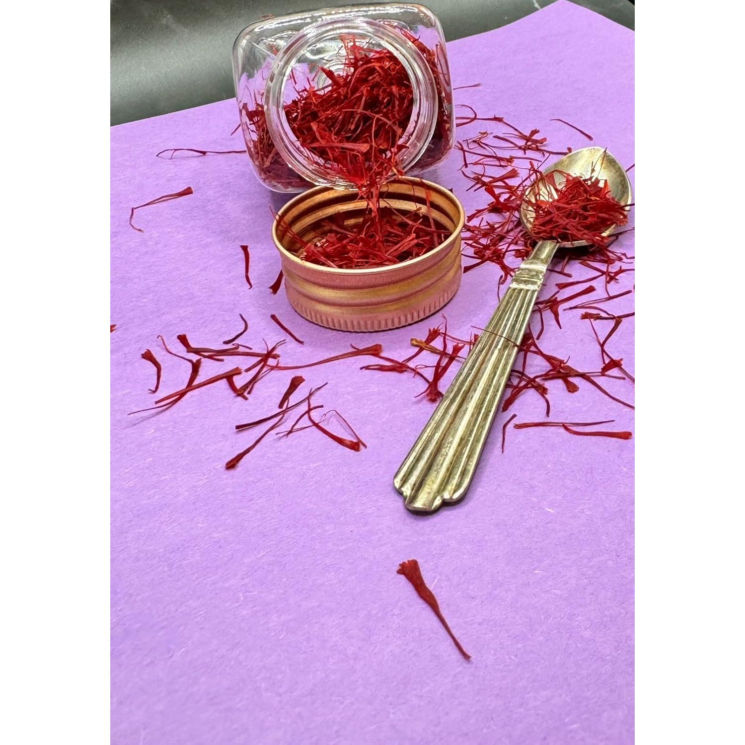 Saffrón Mongra 100% Puro Cachemira Grado A++ 1g