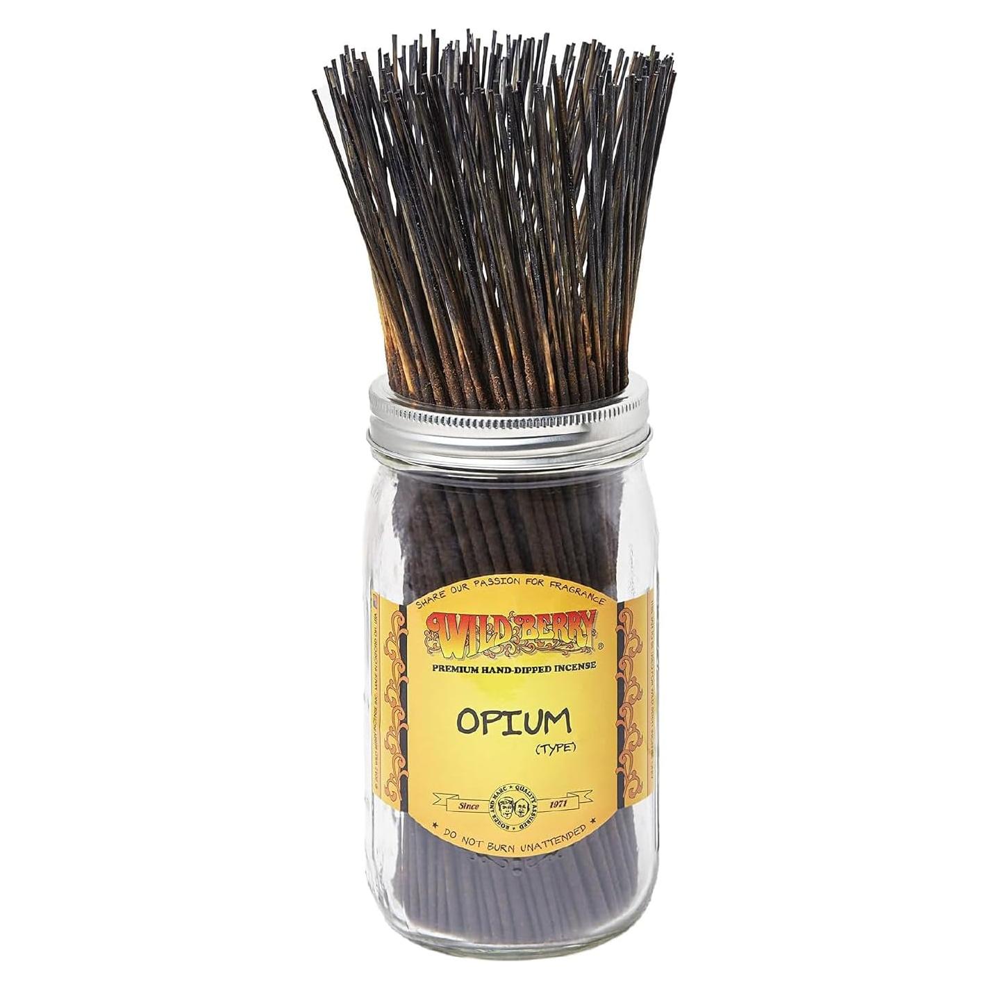 Varitas de Incienso Wild Berry Opio 100 Unidades Aroma Picante