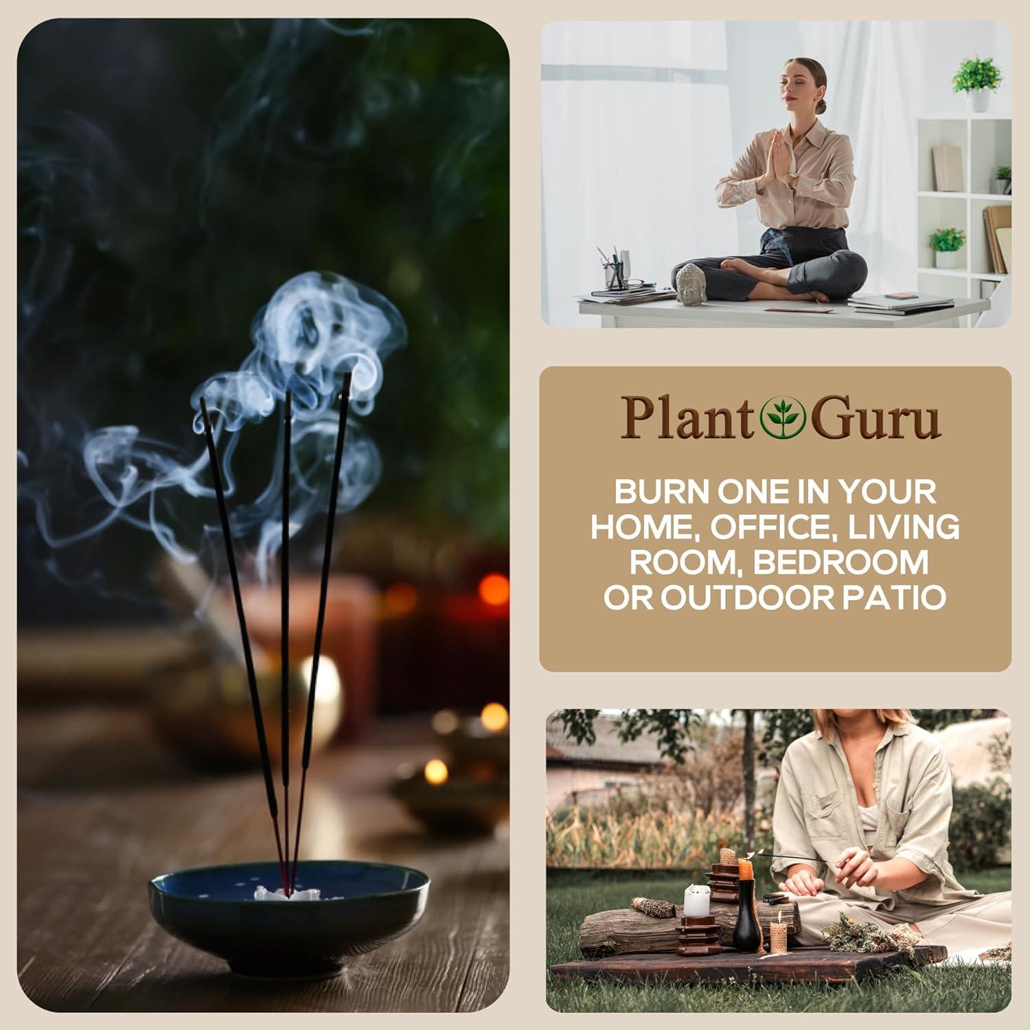 Incienso Natural Plant Guru Opium 28 cm - 50 Varitas