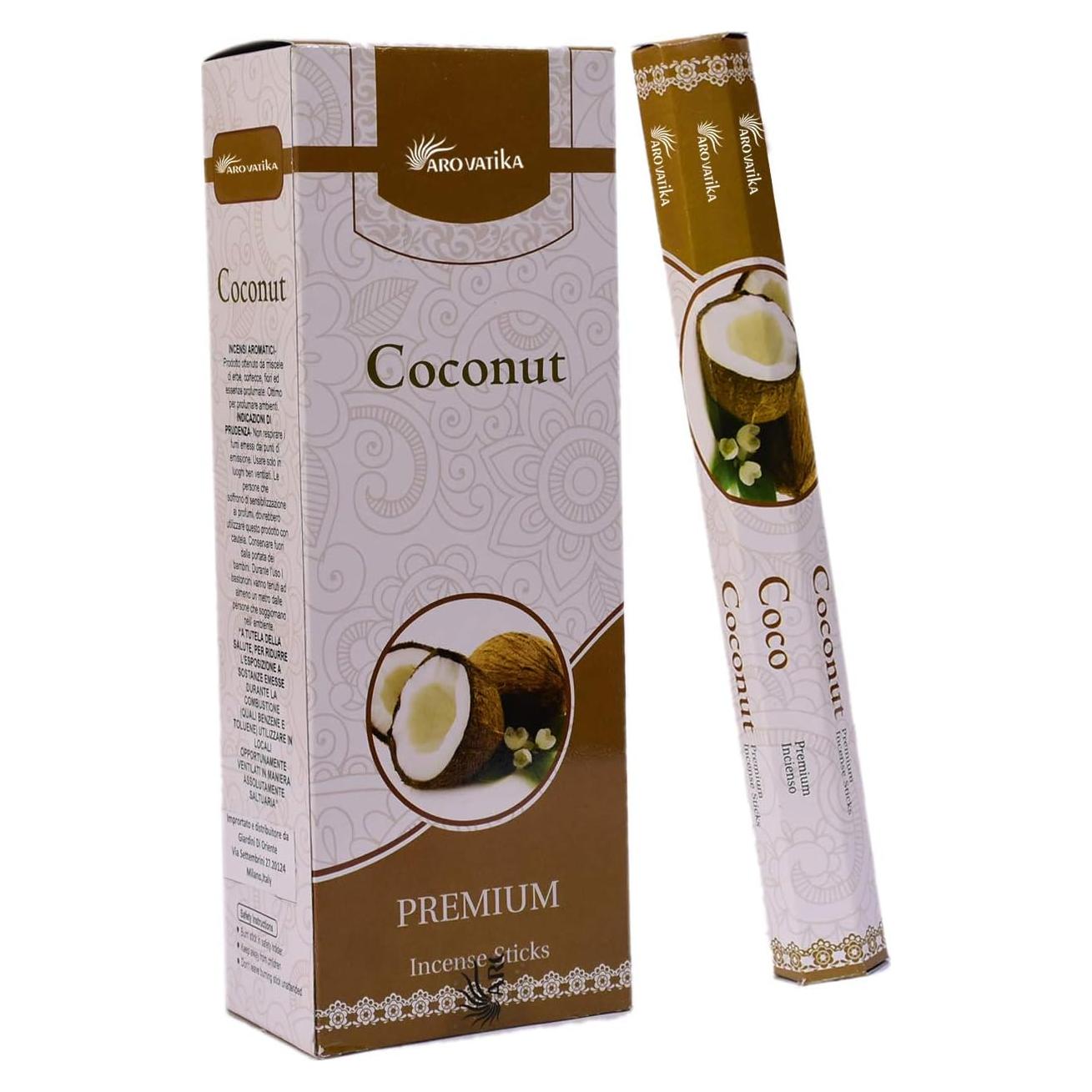 Incienso de Coco VARITA VATIKA | 120 Varitas | Aromaterapia