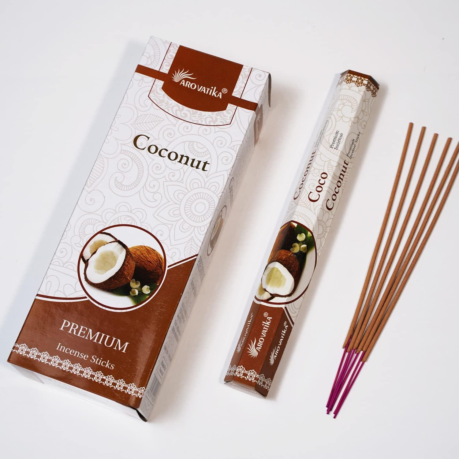 Incienso de Coco VARITA VATIKA | 120 Varitas | Aromaterapia