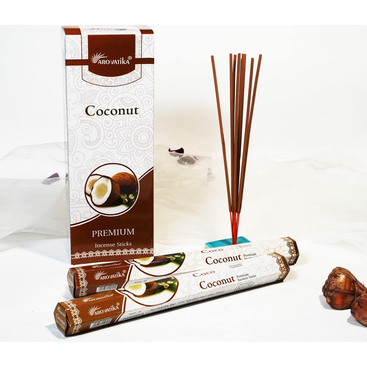 Incienso de Coco VARITA VATIKA | 120 Varitas | Aromaterapia